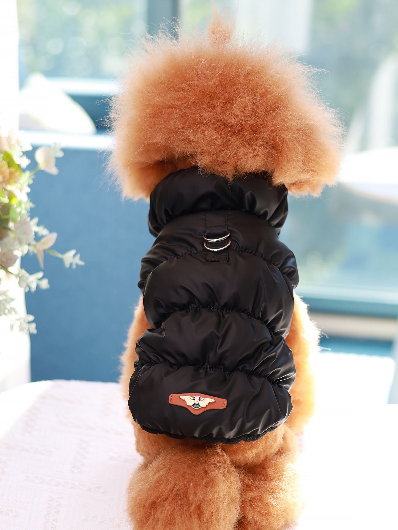 Jaqueta para Cães para Outono/Inverno, Casaco para Pets, Agasalho Quente e Grosso de 3 Camadas, Adequado para Cães Pequenos a Médios como Poodle, Teddy, York