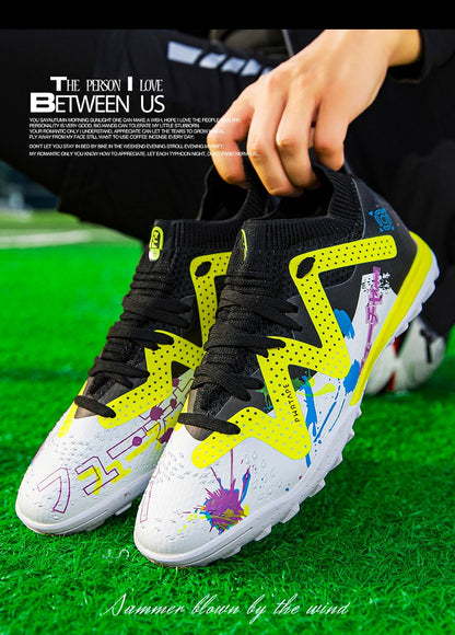 Men Society Soccer Shoes Cleats Professional Football Field Boots Fast Grass Training Football Shoes High Quality Sneaker Match