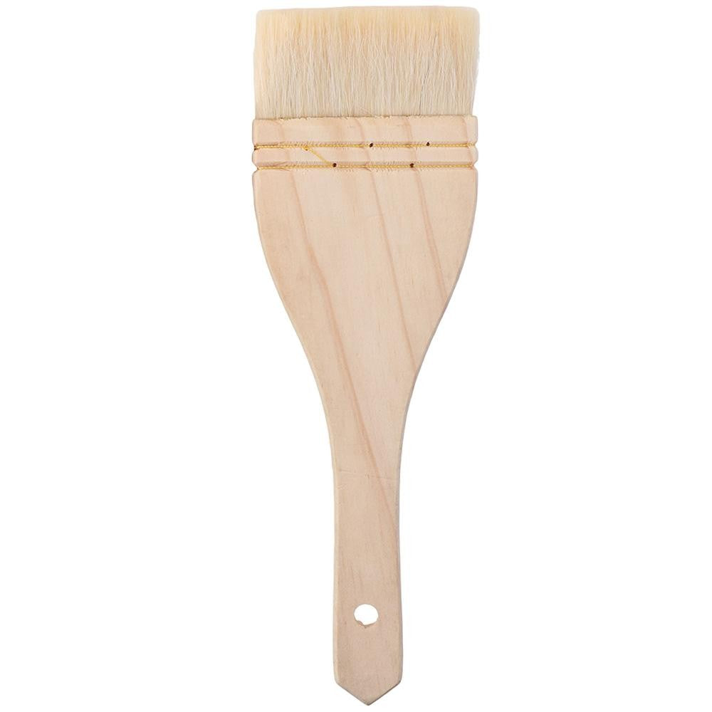 1/6pcs Wood Handle Wool Brush Baking Brush Household Barbecue Brush, Cooking Paint Tools, Hardwood Handles Pastry Brushes