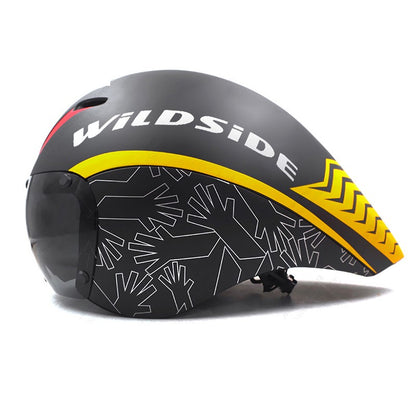 TT Óculos de Lente de Capacete de Ciclismo Capacete de Bicicleta de Estrada Aero Triathlon Tri Capacete de Ciclismo de Corrida de Contrarrelógio Masculino Acessórios de Casco Ciclismo