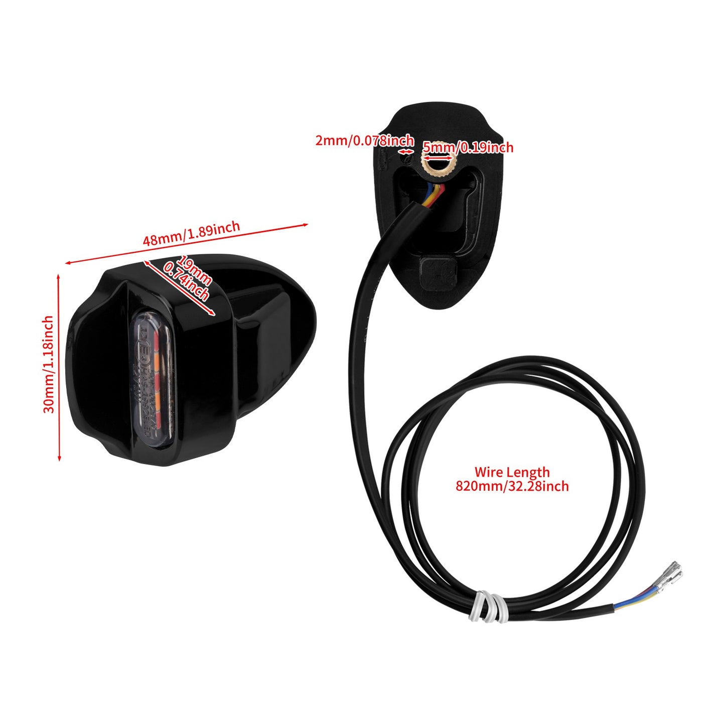 Motorcycle Rear LED Lights With E-Mark Brake Lamp For Harley Dyna 2000-17 Softail Breakout Fat Boy 00-2025 Turn Signal Indicator