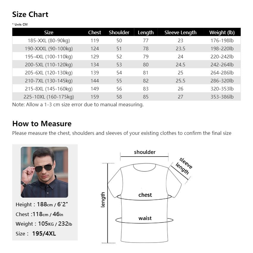 Men Shirt Denim Short Sleev Cotton Oversize 6XL 7XL 8XL 10XL Plus Size Summer Fashion Casual Cowboy Pockets Loose High Quality