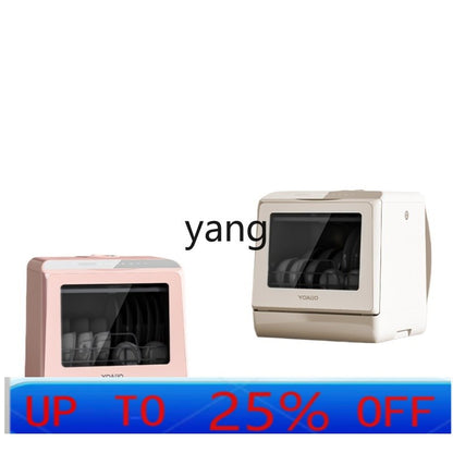 LTT Dishwasher Household Mini White Small Dishwasher Disinfection Sterilization