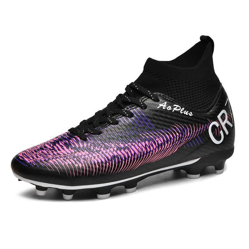 2025 New Football Shoes Society Soccer Cleats Long Nails Soccer Boot Non-slip Training Sneaker Artificial Quality Grass Footwear