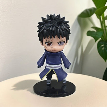 Naruto Kakashi digital Itachi Tsunade modelo de boneca artesanal Enfeites moda desenho animado brinquedo: Sasuke