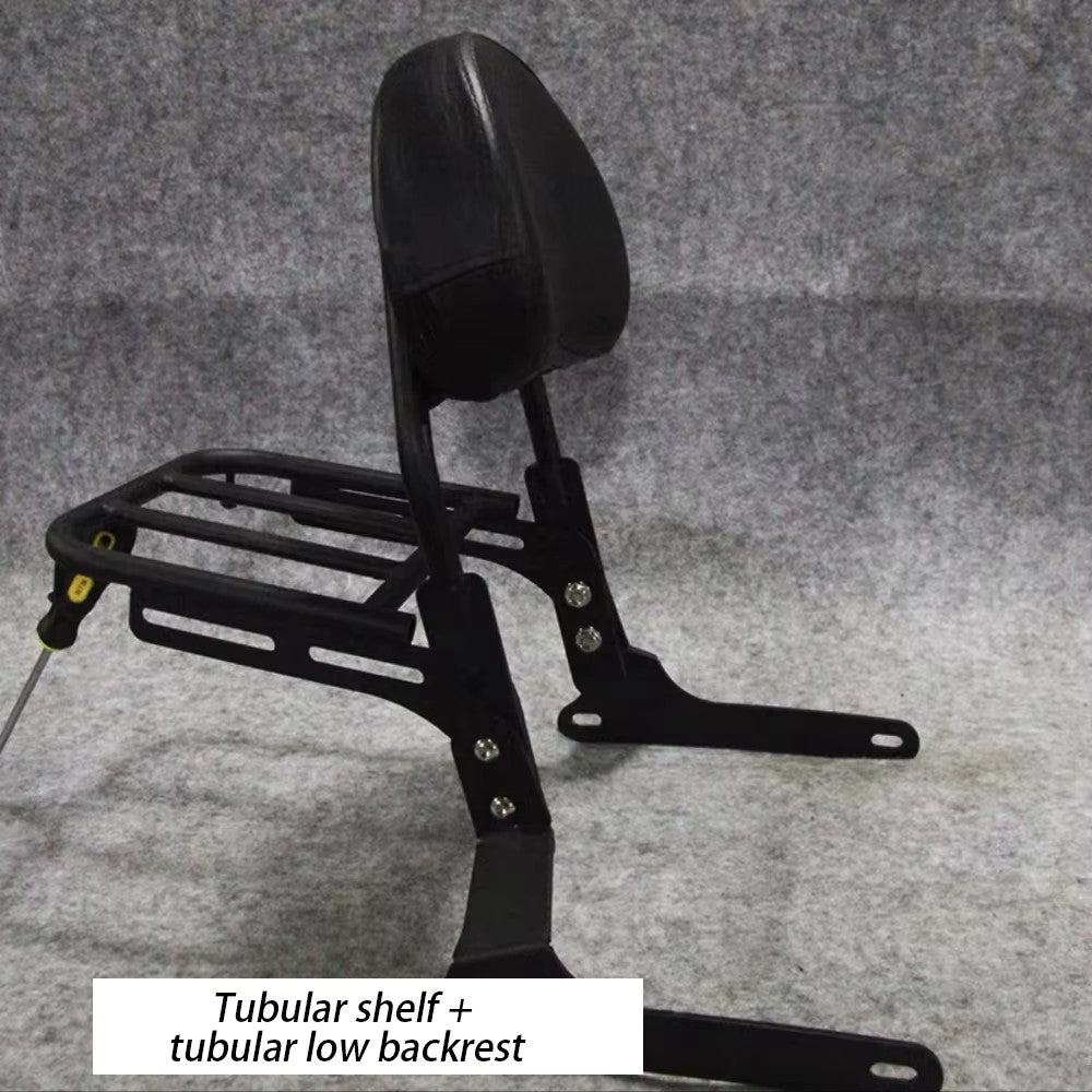 For Lifan V400 Rear Rack Sissy Bar Crash Bar Windshield Side Bag Box Accesorios Moto Maletas Defensas Parabrisas Respaldo Parts