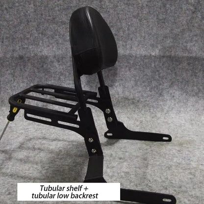 For Lifan V400 Rear Rack Sissy Bar Crash Bar Windshield Side Bag Box Accesorios Moto Maletas Defensas Parabrisas Respaldo Parts
