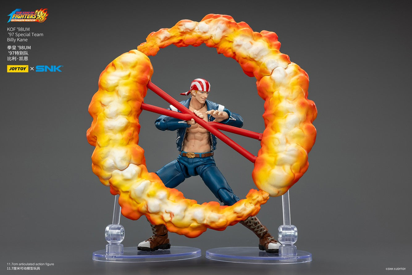 [Pré-Venda] Bonecos de Ação JOYTOY SNK 1/18 KOF 98UM 97 Special Team Ryuji Yamazaki Billy Kane Blue Mary - Brinquedos Colecionáveis