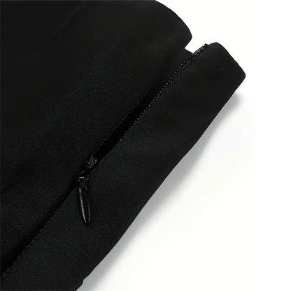 Halloween Mall Goth Skirt Women Harajuku Y2k E-girl High Waist Bandage Black Mini Skirt Dark Gothic Punk Club Wear Streetwear