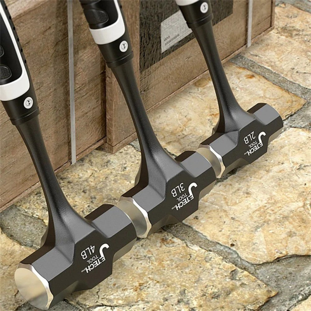 Z50 2LB-3LB Marreta Pesada Forjada em Aço de Peça Única, Martelo para perfurar tijolos e rachaduras, Martelo de Engenheiro para Construção Civil