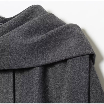 Fashion British Style Trench Coat with Detachable Scarf Women's Single Breasted Long Sleeve Jacket 2025 Winter Classic Outerwear