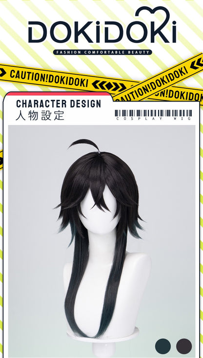 ?Ready for Ship?Idia Malleus Leona Vil Crowley Wig Game Cosplay DokiDoki Men 120cm Long Hair Fiber Idia Halloween  Free Wig Cap