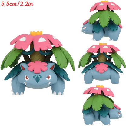 Original Takara Tomy Pokémon Bonecos Mega Venusaur Blastoise Charizard Lapras Clodsire Pikachu Absol Baxcalibur Modelos