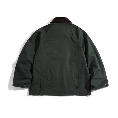 mens hunting classic olive casual waterproof rain clothing beadnell winter ashby bedale un-wax coat parka women beaufort jacket