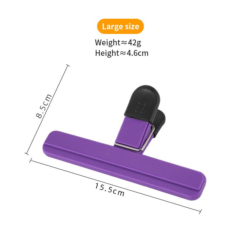 2pcs Portable Sealing Clips for Food Bags Plastic Kitchen Tool Keep Coffee/Bread/Chips/Snacks Fresh