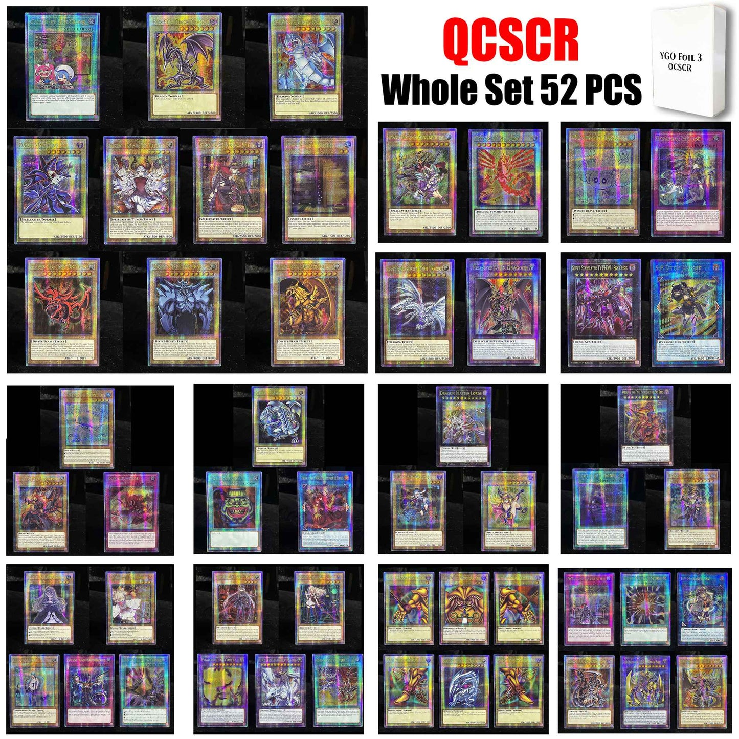 YuGiOh!! Carta FOIL QCSCR Série BLMR DRAGÃO ARMADO DAS TREVAS/I:P MASQUERENA/SUPER POLIMERIZAÇÃO/BEM-VINDA LABYRINTH YGO TCG 1ª Edição