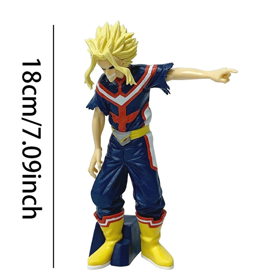 18cm Boku no Hero Academia Anime Figura All Might Boneco de Ação Midoriya Izuku/Bakugo Katsuki Estatueta PVC Modelo Colecionável Brinquedos