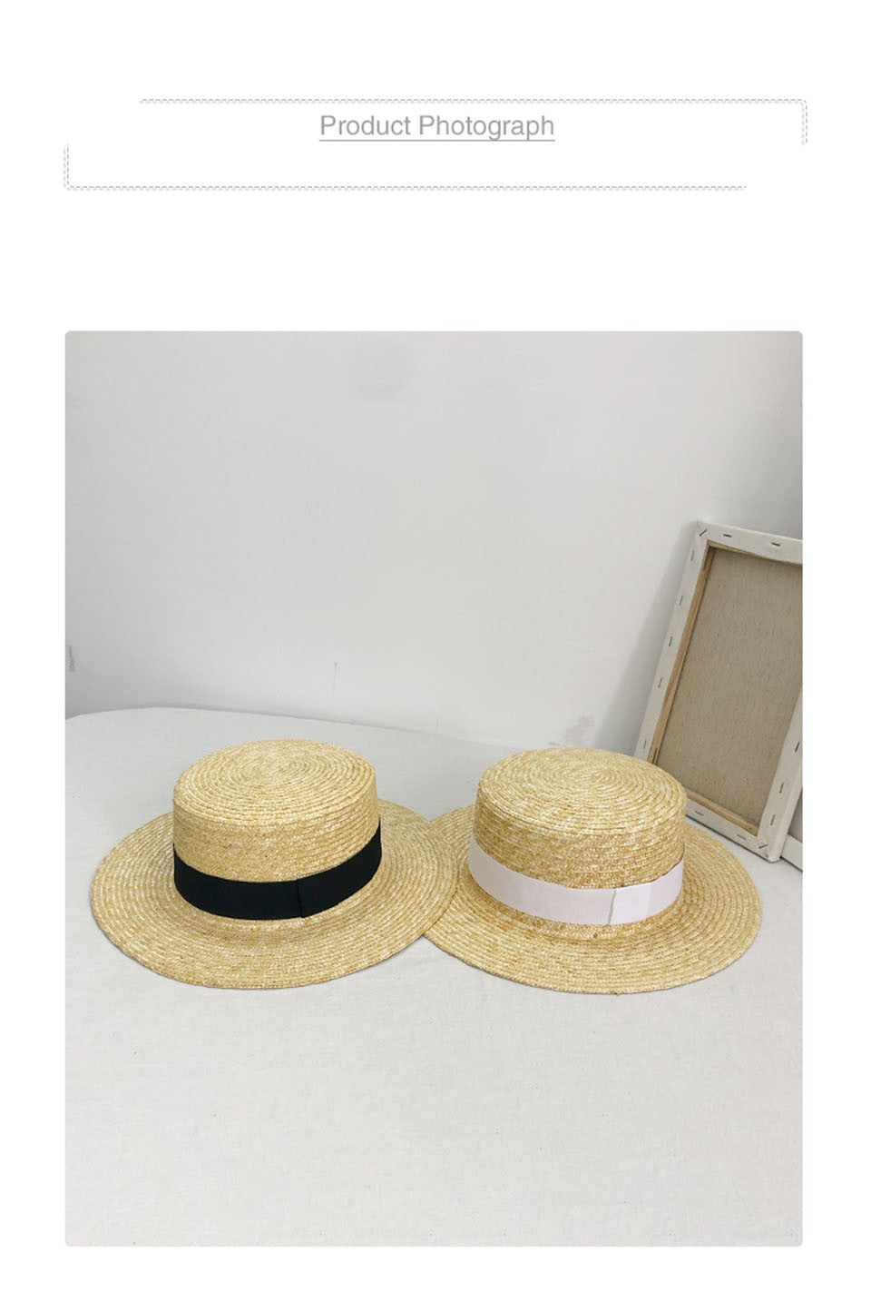 Chapéu de sol feminino de verão com aba larga, Fedora, palha de trigo natural, chapéu de praia, chapéu de sol feminino de ráfia, Panamá Jazz