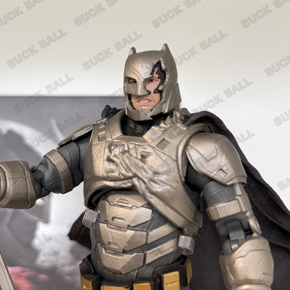 EM ESTOQUE Fondjoy BVS Set Armored Batman Battle Damaged Superman Action Figures 1/9 Batman v Superman?Dawn of Justice DC