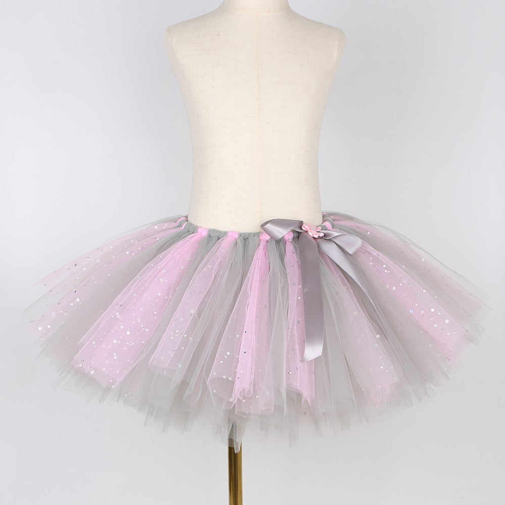 Elephant Tutu Skirt for Baby Girls Carnival Party Animal Dress Up Outfit Halloween Elephant Costume for  Fluffy Tulle Skirts