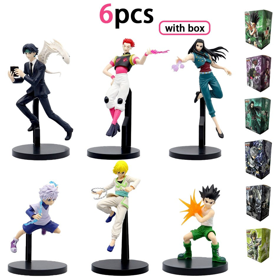Anime Hunter x Hunter figuras de juguete 11-14cm Gon Freecss Alluka Zoldyck figura de acción Chrollo Lucilfer/Kurapika PVC model