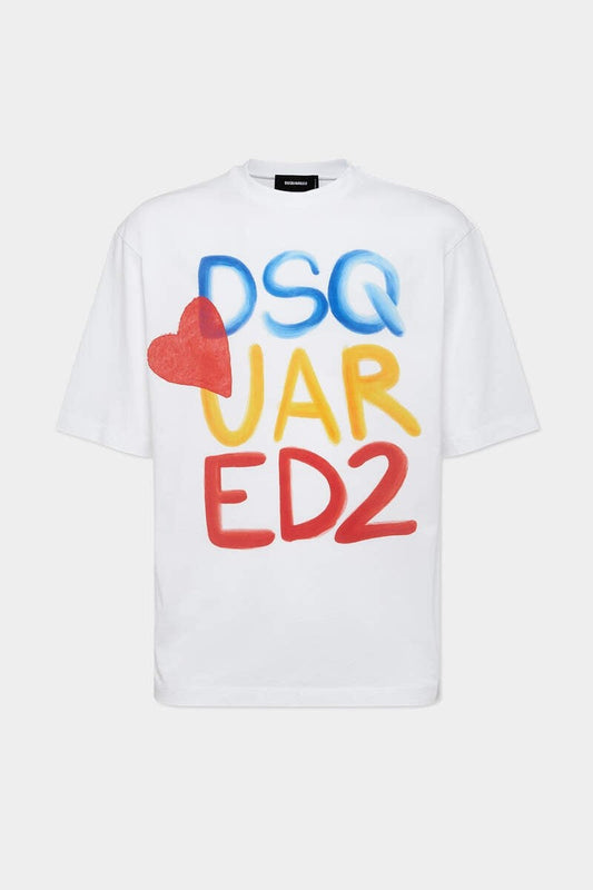 2025 Summer  ICON Mens Luxury Brand Designer T Shirts 2025 Summer Cotton Tees Tops DSQ2 Men Casual Cotton T-Shirt M TO 3XL