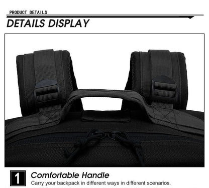 Bolsas Esportivas Multiuso ao Ar Livre 50L Mochila Tática Masculina de Viagem Grande Capacidade Mochilas Masculinas Impermeáveis