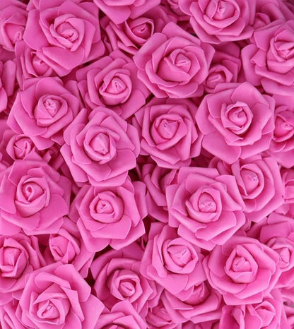 10/20/50Pcs Artificial Foam Rose Flowers PE Fake Flower for Home Room Dceor Wedding Party Halloween Thanksgiving Christmas Decor