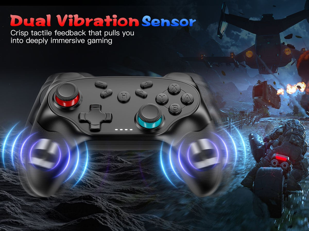 Gamepads For Nintendo Switch/Pc/Ios/Android Wireless Controller Turbo Vibration Game Control Console Remote Accessories