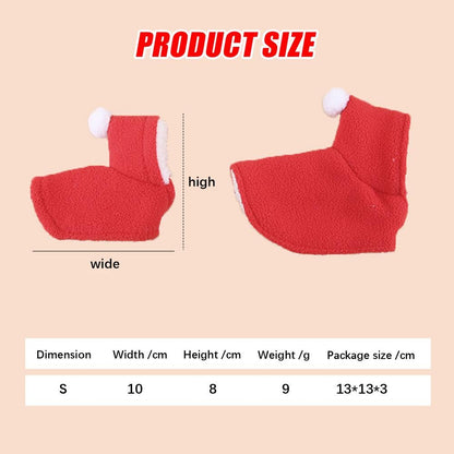 Bird Christmas Hoodie Roupa para Pássaros Roupa Quente de Inverno para Pássaros de Estimação Fantasia para Festas de Natal Suprimentos para Pássaros de Estimação Roupas para Pequenos Animais