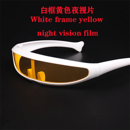X-men Individuality Cycling Sunglasses for Men Mercury Lens Laser Glasses Travel Windproof Women's Sunglasses Robots Eyewear