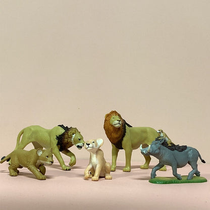 Disney O Rei Leão Action Figure Brinquedos Jovem Simba Nala Scar Pumbaa Timon Anime Figuras Brinquedos Bonecos Colecionáveis Presentes para Crianças