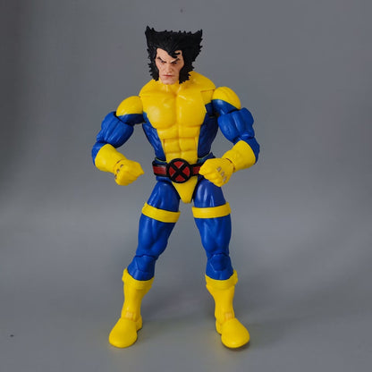 Boneco de Ação Marvel Legends Retro Wolverine Espiral Avalanche Longshot Dark Phoenix Multiple Man 6"