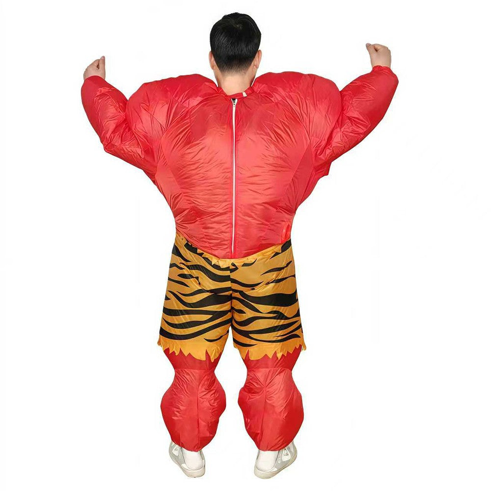 Halloween Adult Muscle Inflatable Cosplay Costume Anime mach Set Mascot Christmas Party Stage Performance