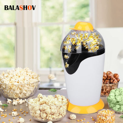 Homemade Mini Popcorn Machine Fully Automatic Small Electric Children's DIY Popcorn Machine 1200W For Home Kitchen EU Plug