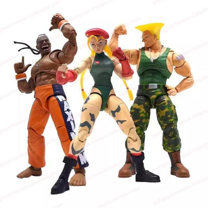 JADA Street Fighter 1/12 JADA Boneco Articulado Deejay Brinquedo Figura