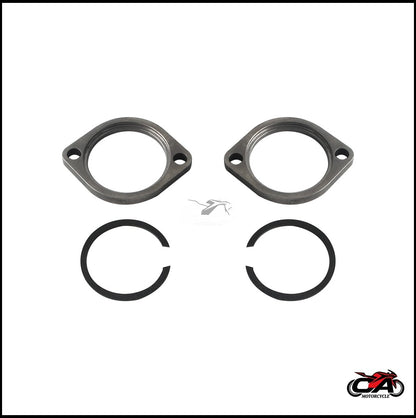 Motorcycle Muffler Flange Exhaust Snap Rings Kit For Harley Sportster 1986-22 Softail 86-25 Touring 1984-25 Dyna FXD FXDWG 91-17
