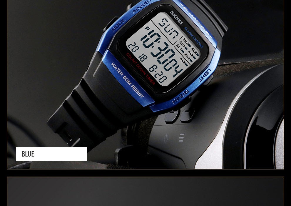 SKMEI Men Wristwatch Casual Outdoor Male Clock Luminous montre homme Digital Dual Time Sport Mens Watches 1251 2100 1278