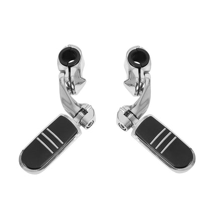 1 1/4" 32mm Motorcycle Foot Rest Highway Engine Guard Foot Pegs Mount Footrest For Harley Touring Honda Kawasaki Suzuki Yamaha
