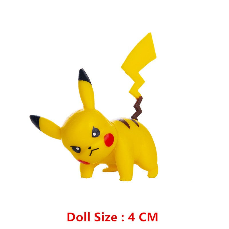 Novo Desenho Animado Pokémon Filme Anime Figura Pikachu Mewtwo Gengar Gurado Monstro de Bolso Brinquedos de Ação Modelo Presentes para Crianças Compra em Massa
