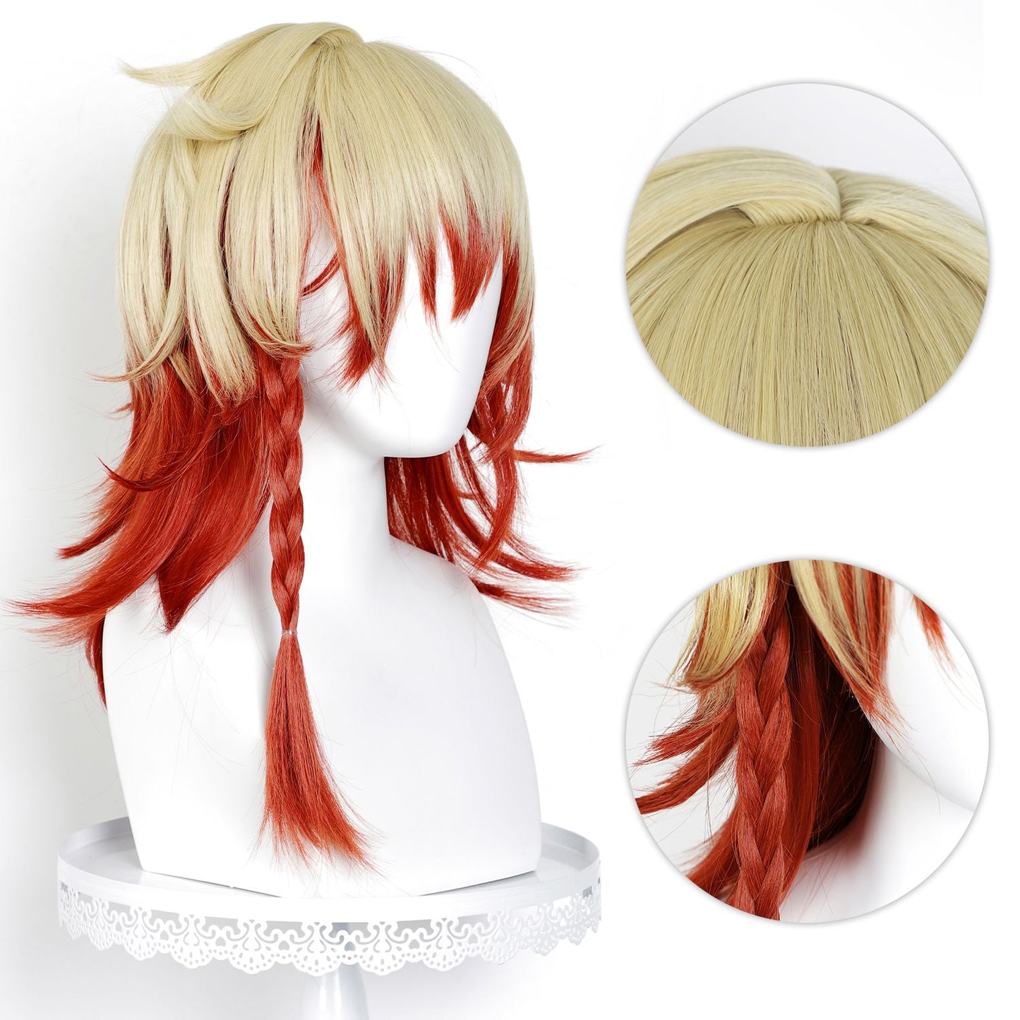 Anime Wig Mydei Cosplay Wigs Honkai Star Rail Game role-play wig Synthetic Wig Masquerade Easter Carnival Festival Cospaly