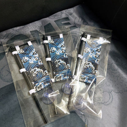 JDM Knife Flag Car Interior Decoration Front Glass Accessories Mini Knife Flag Car Culture Decoration