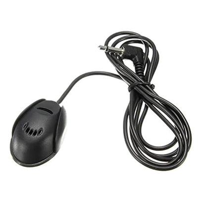 Mini Microfone de Carro Tipo Pasta Áudio Mãos-Livres Microfone 3,5mm Painel de Instrumentos Compatível com Bluetooth para Rádio de Veículo GPS