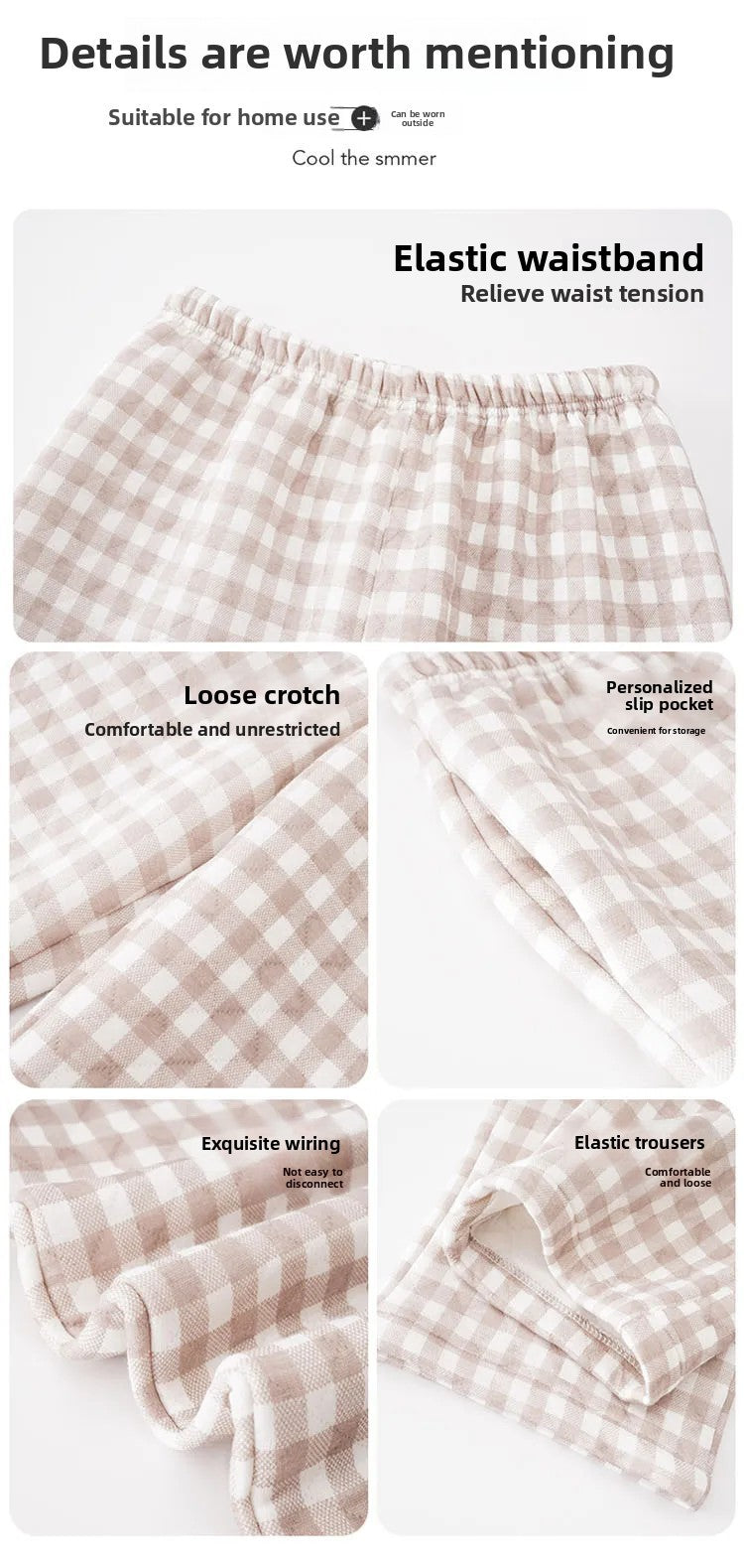 Thickened Air Cotton Sleep Pants Women's Autumn Winter Home Clothes Mid-aged Mom Warm Outerwear Large Size Home Pants