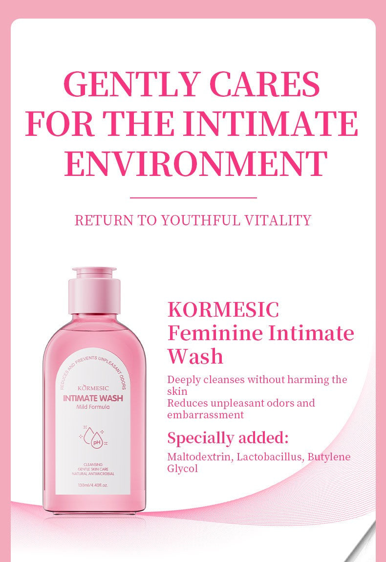 5 unidades/conjunto KORMESIC Kit de cuidados íntimos femininos diário, rotina de pele, lavagem de beleza, banho, clareamento, delicado, suave