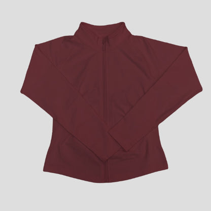 Oner Active Women's Comprehensive Training Jacket Yoga Jacket Gym Jacket Long Sleeve Zipper Tight Plastic Waistband Daily Jacket