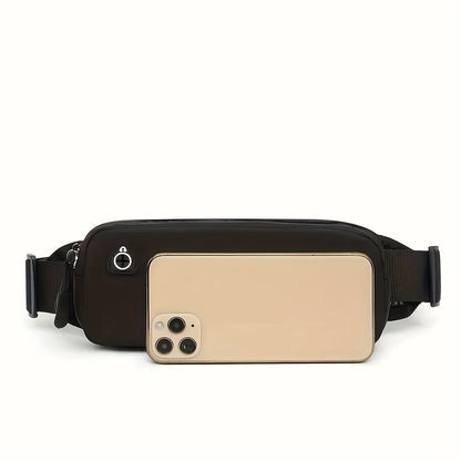 Ultra-thin fashion nylon crossbody bag Lightweight commuter fitness running sports portable waterproof crossbody bag a package