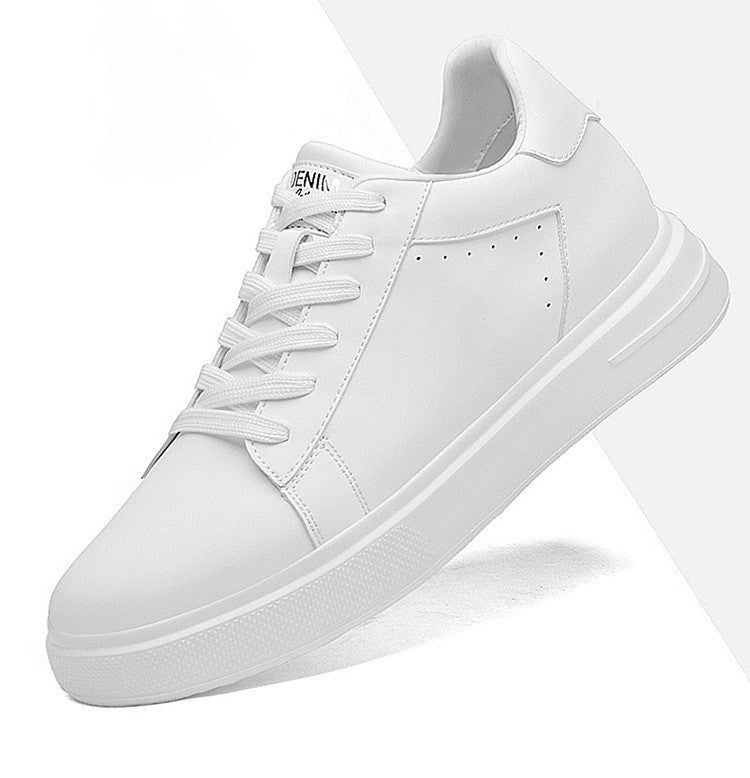 Sneakers Man Elevator Shoes White Black Taller Shoes Men Leisure Fashion Sports Increasing Shoes Increase in Height 6-10Cm