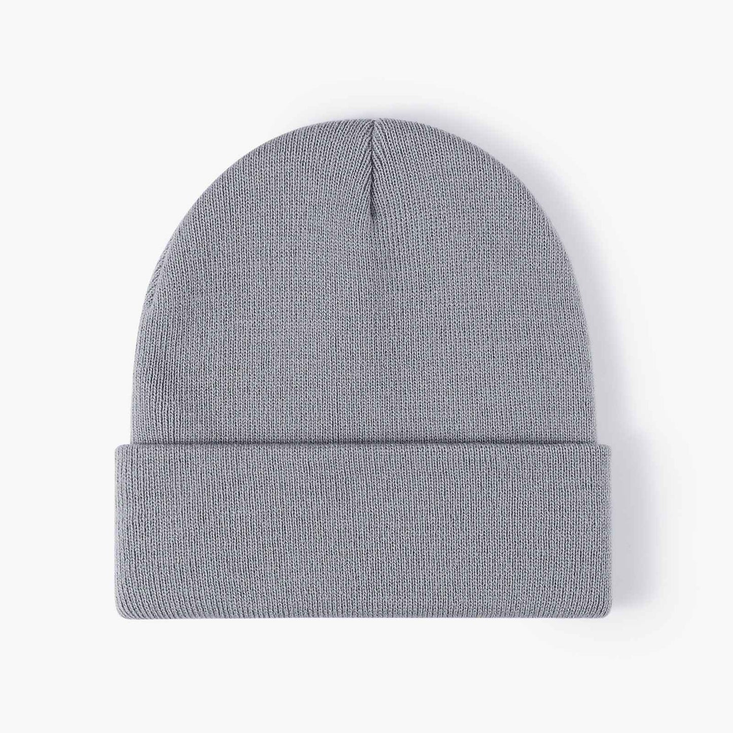 Customized Printed Logo Winter Knitted Keep Warm Cold Cap Unisex Solid Color Hip Hop Crochet Skull Beanie Hats