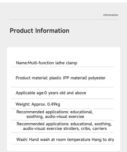 Children Activity Arch Toys Sensory Development Fine Motor Skills Toys Collapsible Hanging Mobile Toys Baby Car Seat Toys Gift